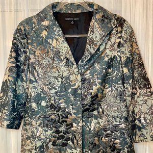 Lafayette 148 Printed Faux Fur Jacket